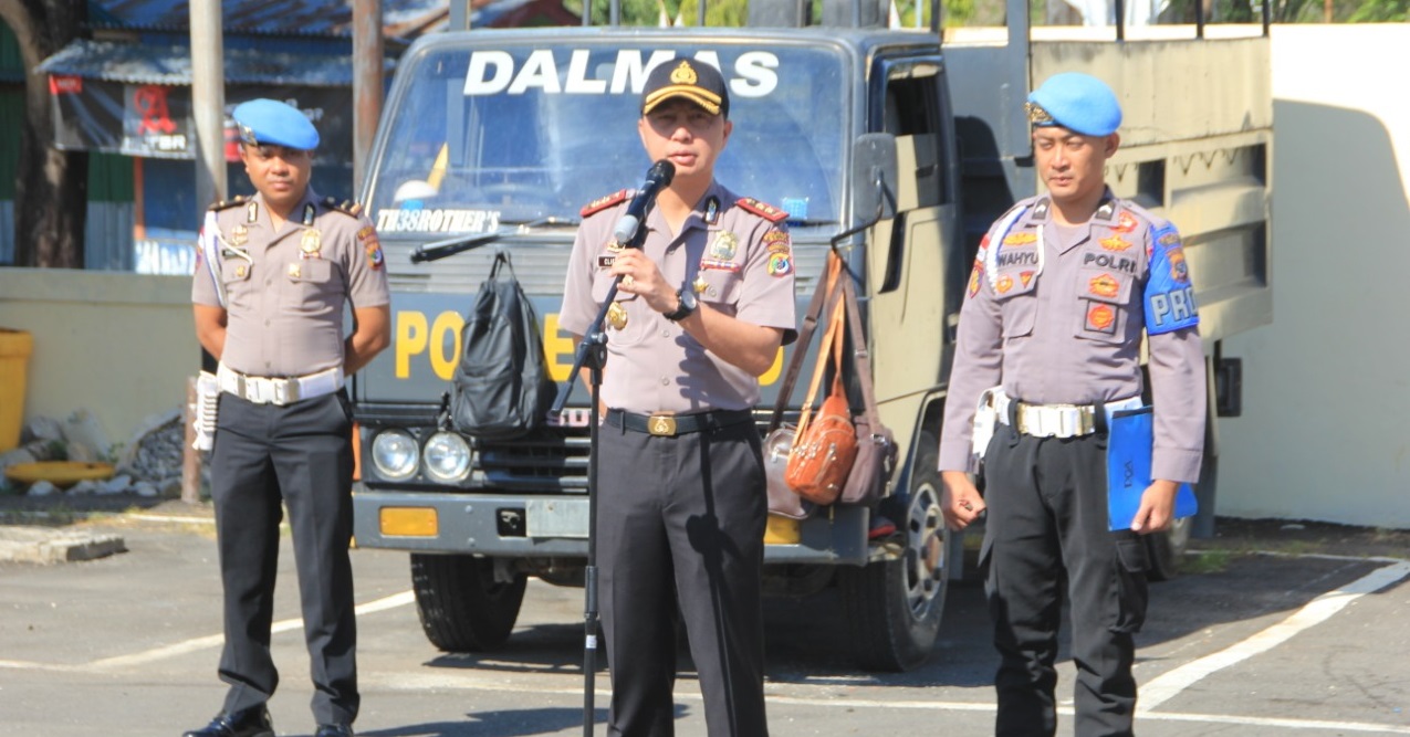 Ambil Apel Perdana, Kapolres Belu Minta Anggota Betul-betul Pedomani Tugas Pokok Polri