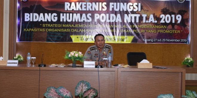 Tutup Kegiatan Rakernis, Ini yang Diingatkan Kabidhumas Polda NTT