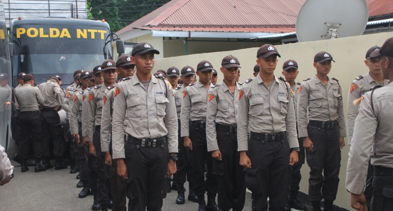 70 Siswa Diktukba Polri SPN Polda NTT Laksanakan Latihan Kerja di Polres Belu