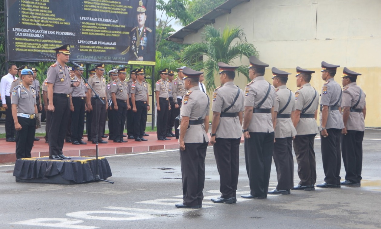 Pimpin Sertijab Wakapolres dan Tiga Pejabat di Lingkup Polres, Ini Pesan Khusus Kapolres Belu untuk Pejabat Lama dan Baru