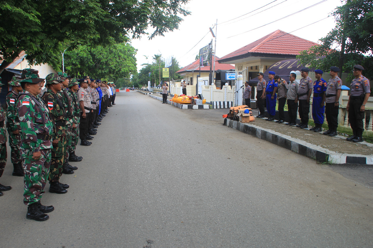 Siaga Bencana, Polres Belu dan Instansi Terkait Gelar Apel Kesiapan Tanggap Bencana Alam