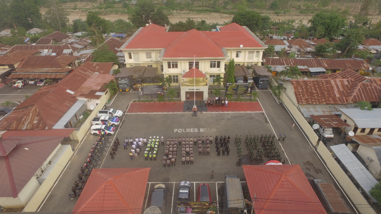 Turun dengan Kekuatan Penuh, Polres Belu dan Instansi Terkait Siap Amankan Malam Tahun Baru 2020