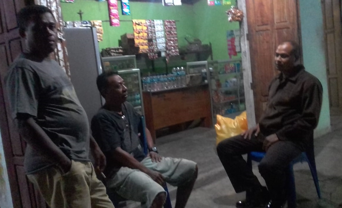 Peduli Lingkungan yang Aman, Polsek Tasifeto Barat Terus Lakukan Patroli Dialogis
