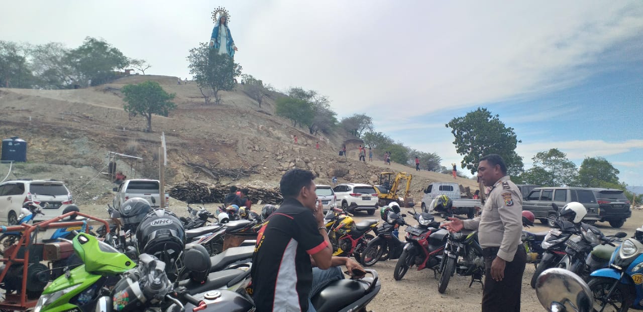 Polsek Kakuluk Mesak Turun Full Amankan Obyek Wisata Saat Libur Natal dan Tahun Baru 2020