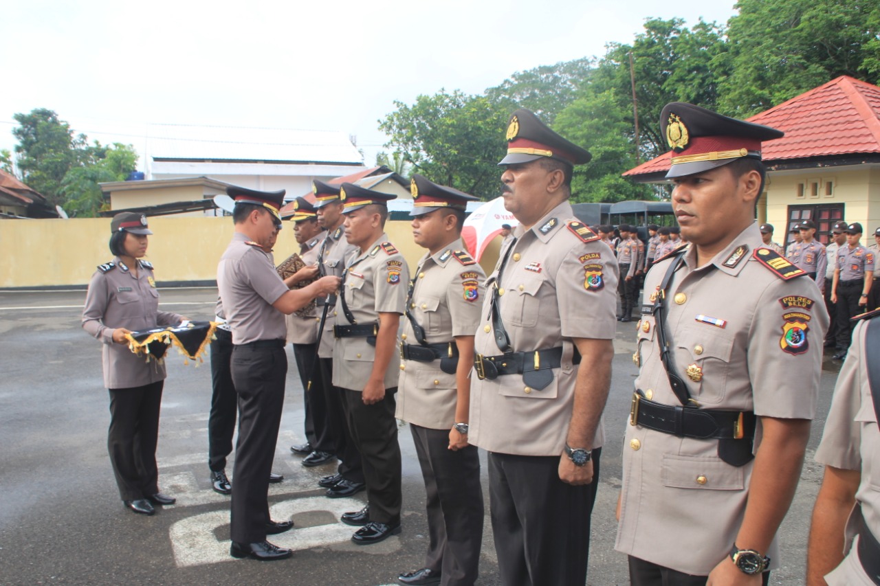 Kapolres Belu Pimpin Sertijab Wakapolres, Kabag Ops, Kasat Intelkam dan Kapolsek Malaka Tengah