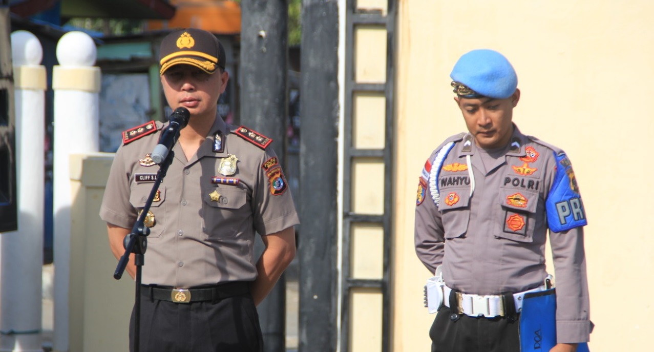 Apel Jam Pimpinan, Kapolres Belu Imbau Anggota Hilangkan Budaya Malas Masuk Kantor