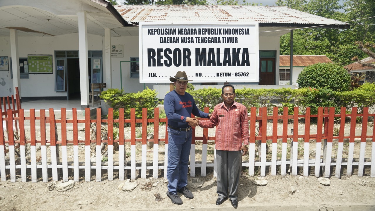 Didampingi Kapolres Belu, Kapolda NTT Tinjau Polres Persiapan Malaka