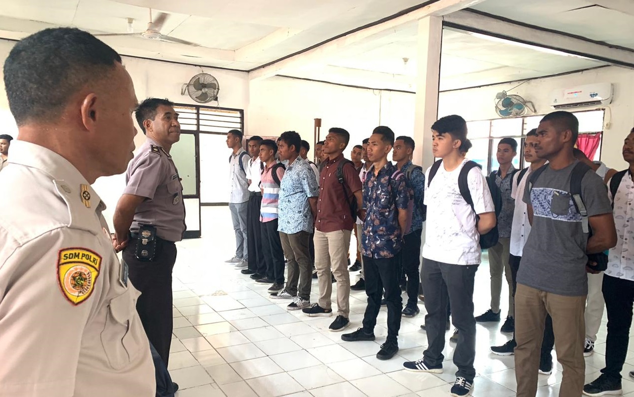 Hari Pertama Dibuka, Polres Belu Terima 34 Pendaftar Calon Anggota Polri