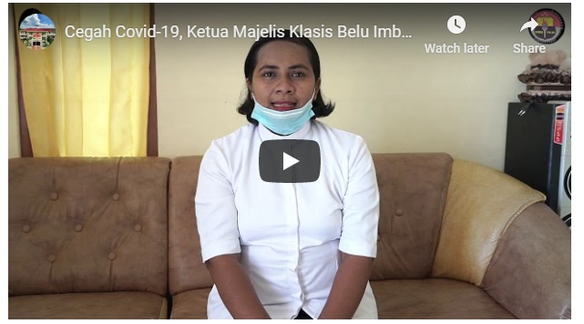 Cegah Covid-19, Ketua Majelis Klasis Belu Imbau Masyarakat