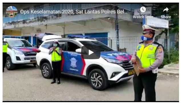 Video, Imbauan Sat Lantas Polres Belu Tentang Covid-19 di Gelaran Ops Keselamatan 2020